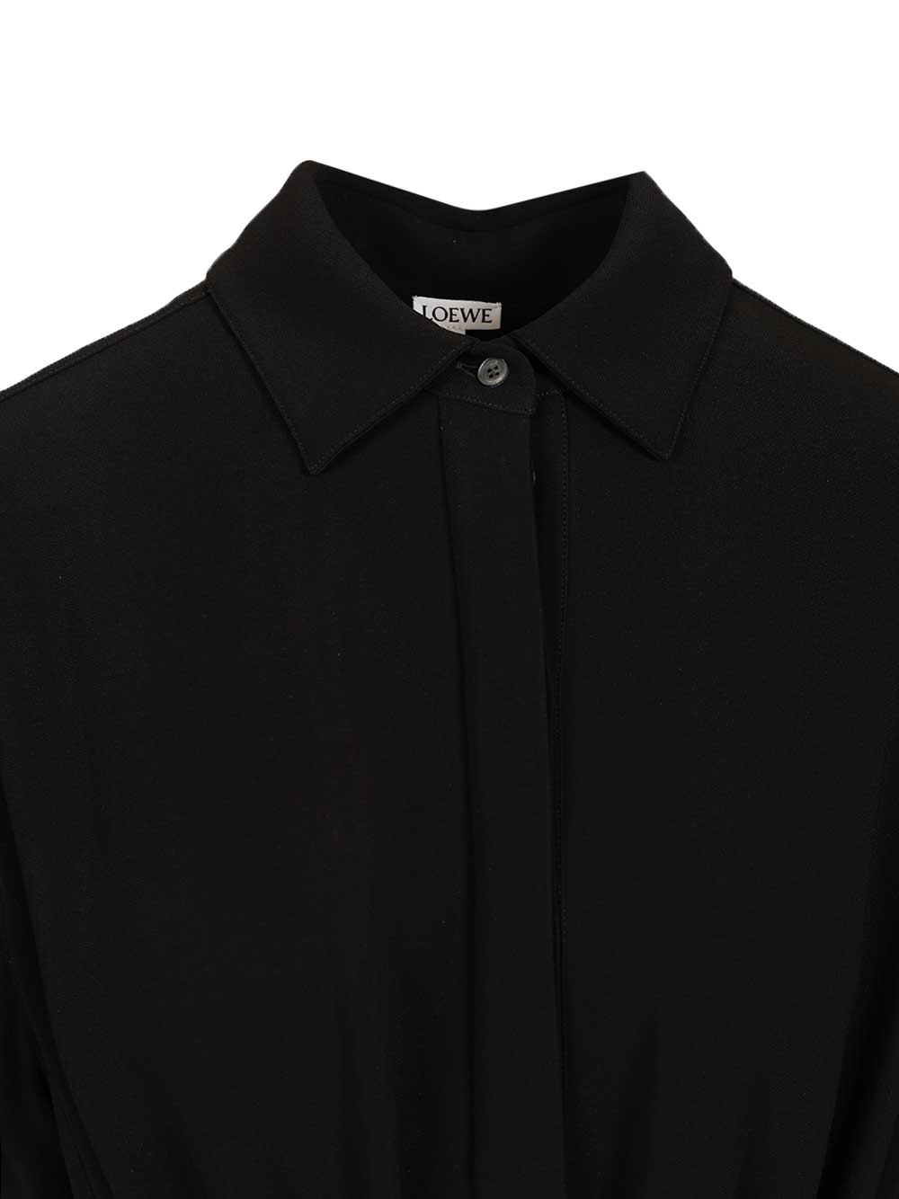 Loewe Stretch Viscose Dress Abiti - Nero | 4acbca181d5e519de8161d7f7e95d03d0525eedc