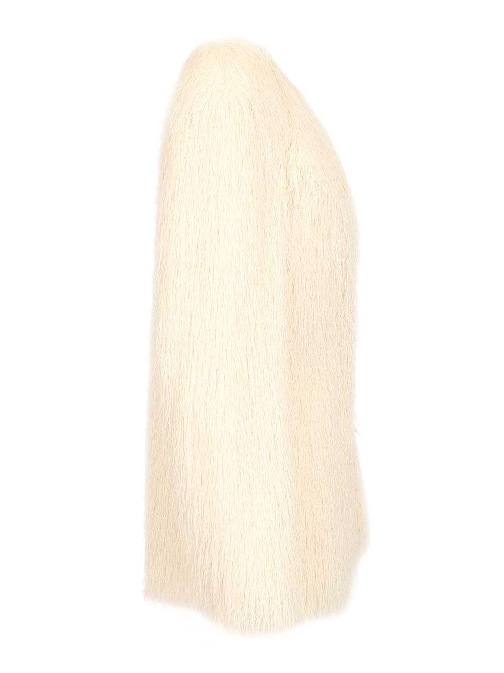 Dries Van Noten Jacket With Fringes Coats - Bianco | 65eaf6ab0fedd2eddb9dfc92b2fd6f1b74861e3b