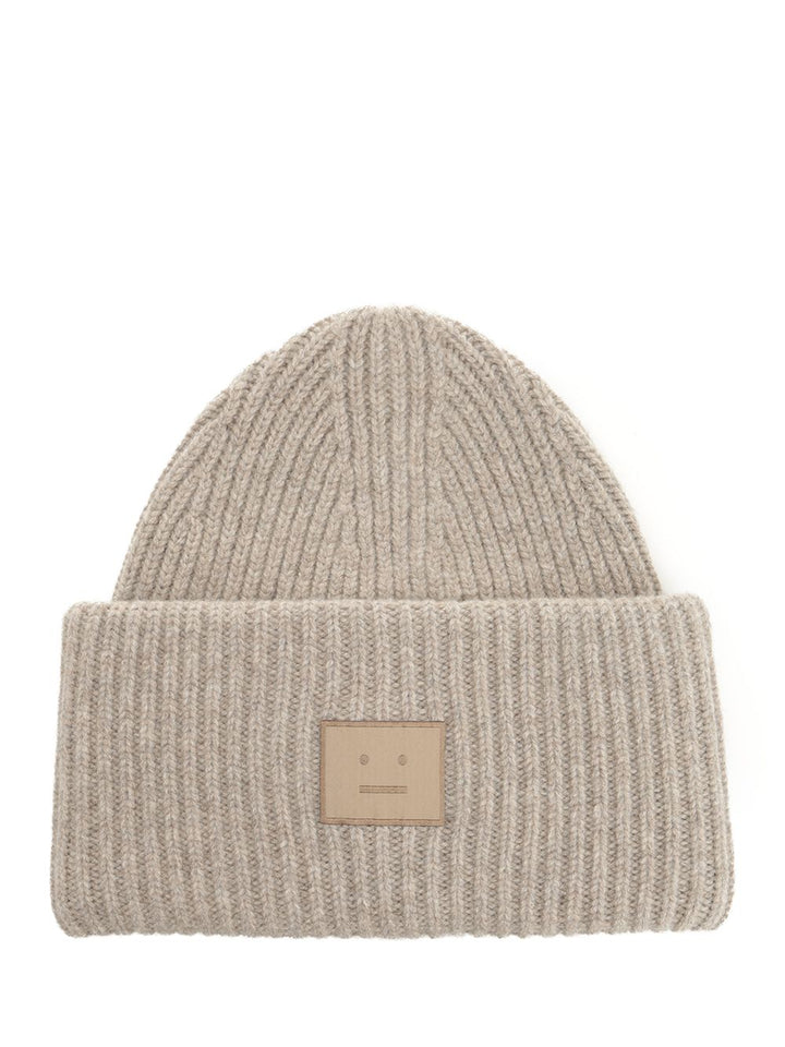 Acne Studios Yal Wool Hat Cappelli - Beige | 6485044674d885b931d984ff90664c89bfdd650a