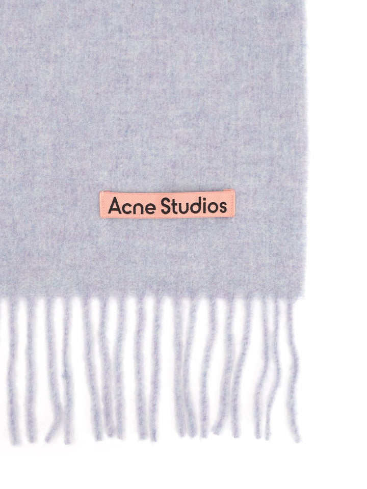 Acne Studios Wool Scarf Scarves And Foulards - Light blue | 529a685135dcec031e3d6c3262957e1b90b62f86