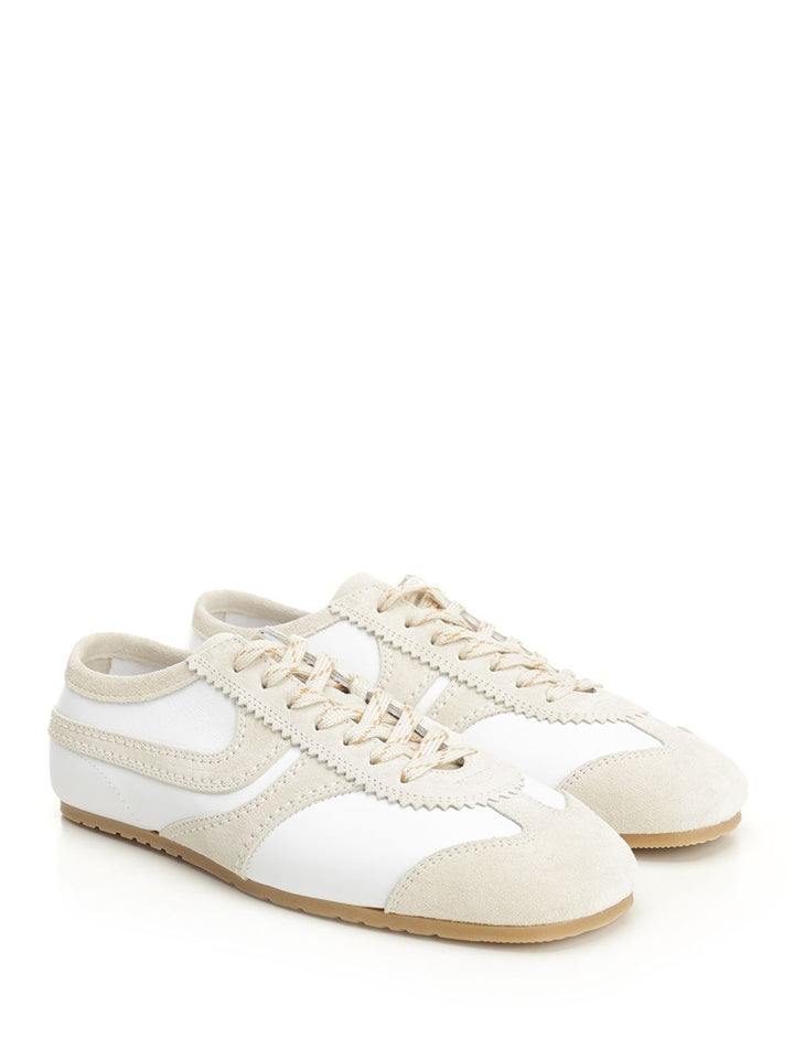 Dries Van Noten Suede Sneakers - Bianco | 93519963a3e86bff6c47dfd495e569fc270a3f63