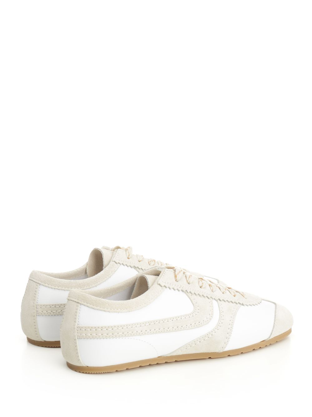 Dries Van Noten Suede Sneakers - Bianco | 8d416a7dea92257c3fc8ee3761a54935e895f199
