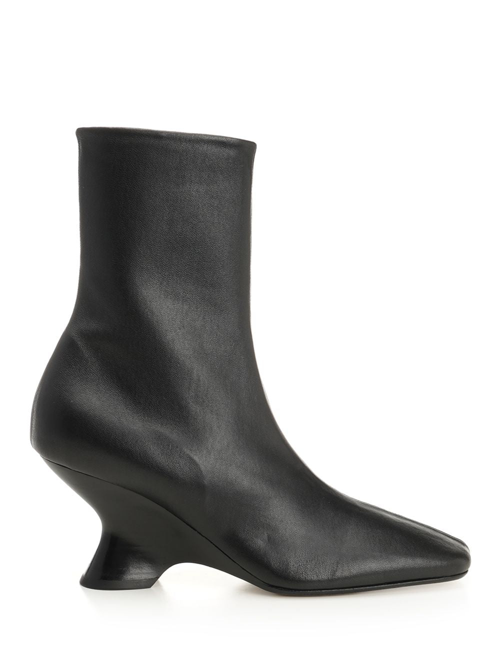 Dries Van Noten Leather Ankle Boots - Nero | 65bf8bddeda9ab9aa39404b368004aa4ed7fda0a