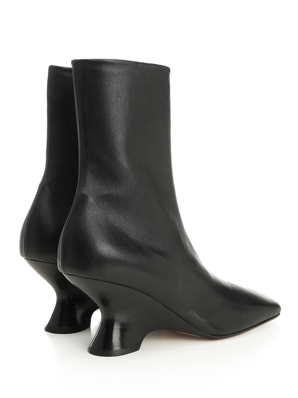 Dries Van Noten Leather Ankle Boots - Nero | 5c3289b6a6b70c8f79f1838991b0bbe858c033c8