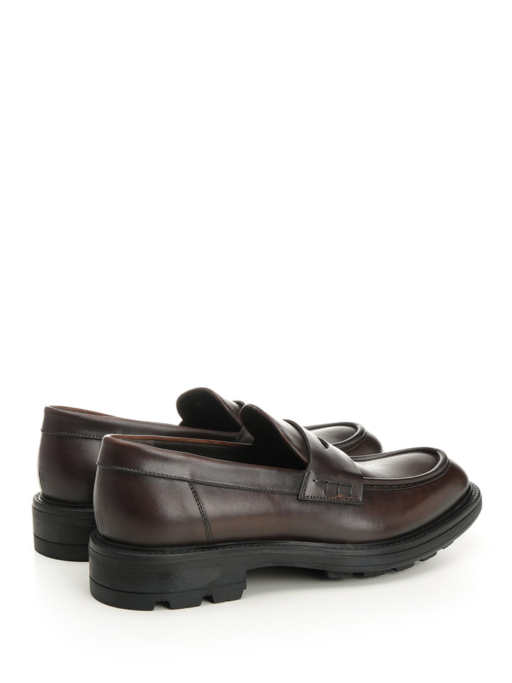 Corvari Penny Loafer Lace-Up Shoes - Marrone | 6e0fb1a48337c8d6d3315f0777386287021618c0