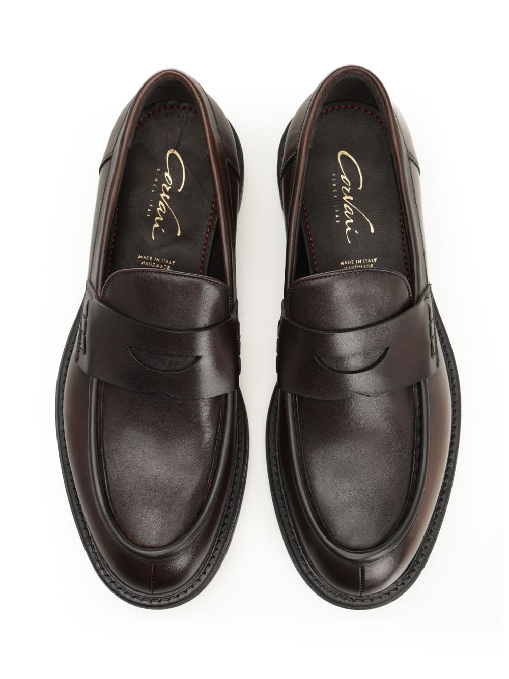 Corvari Penny Loafer Mocassini - Marrone | 53700ca3525aafe48871cd0c9140346300e67de9