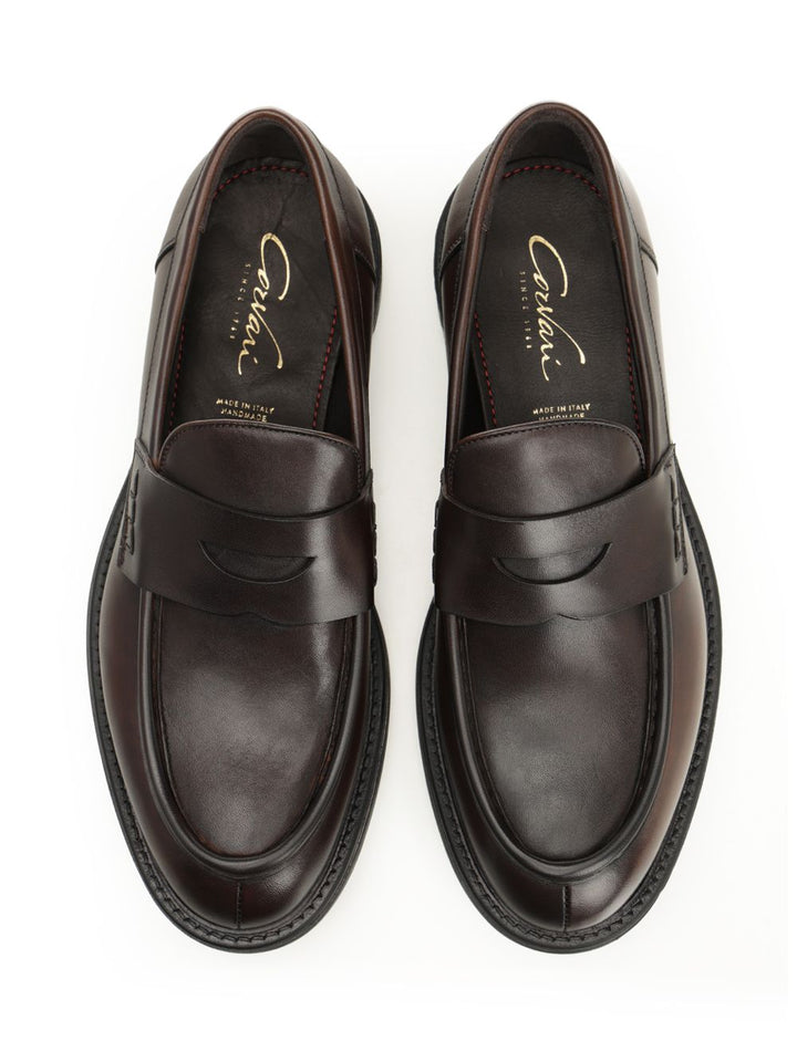 Corvari Penny Loafer Mocassini - Marrone | 53700ca3525aafe48871cd0c9140346300e67de9