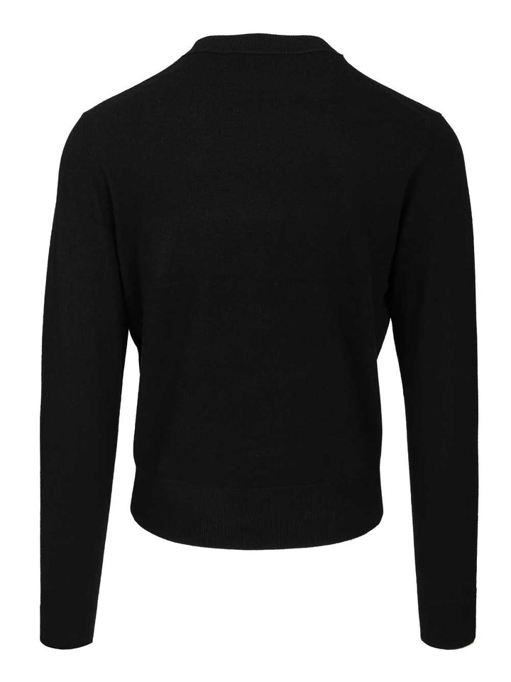 Acne Studios Crew Neck Sweater Knitwear - Nero | 76d01b9233118f1523f0c2a1f6d86ba4571bbc8d