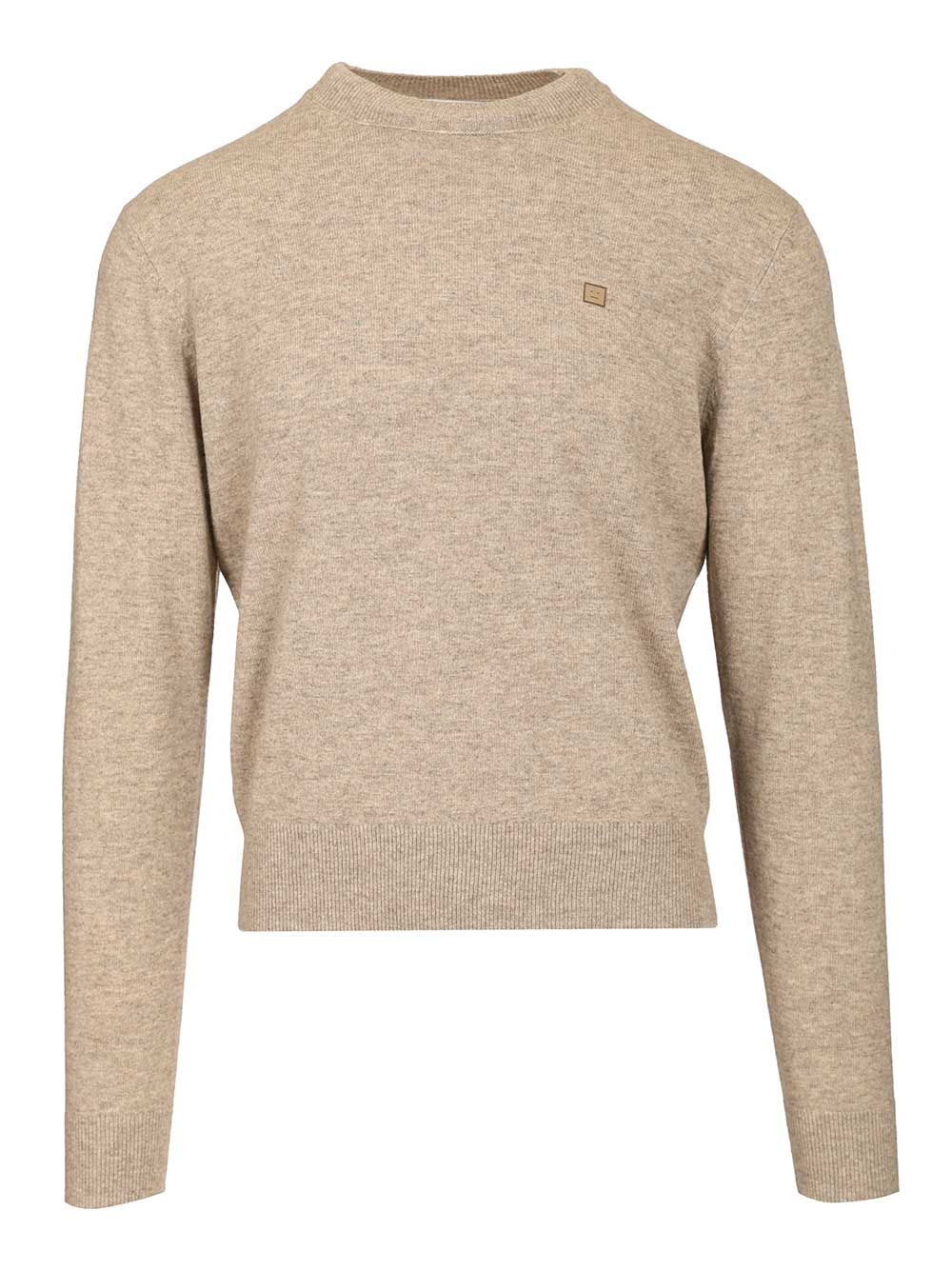 Acne Studios Crew Neck Sweater Knitwear - Grey | b7c0ca0e72221c44b6b5ed5f369d5999de53ca3c