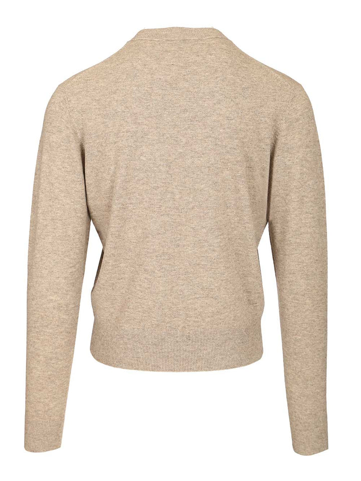 Acne Studios Crew Neck Sweater Knitwear - Grey | bf5959f369dca630234c54a72b082d51f84d632f