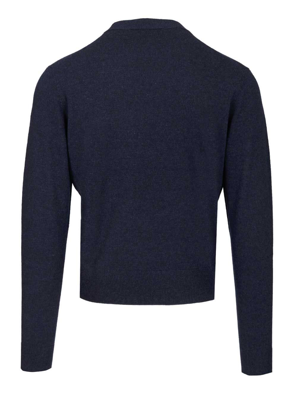 Acne Studios Crew Neck Sweater Knitwear - Blu | b7a93596b4af531fec838a0ce823433e2a0feff4