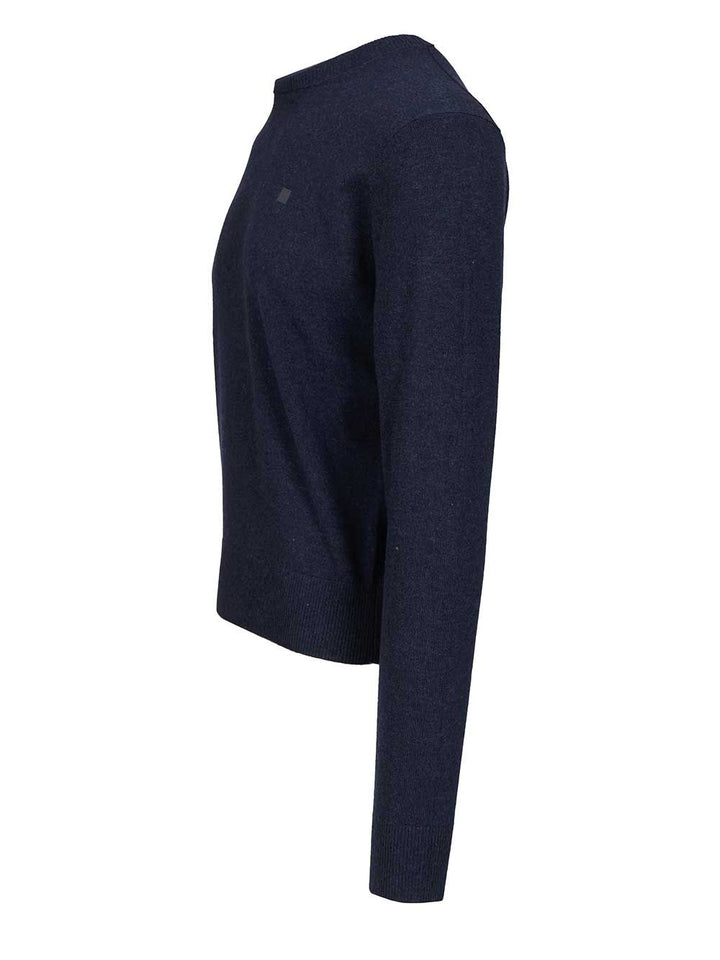 Acne Studios Crew Neck Sweater Knitwear - Blu | 3151d5f755c1032525782e436e93e3c8c80a7ee6