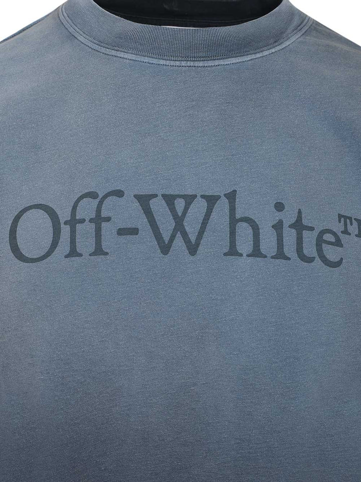 Off-White Laundry Skate Logo T-Shirt - Blu | 42197a9b11025e2bb977d73439efc645d1a82d55