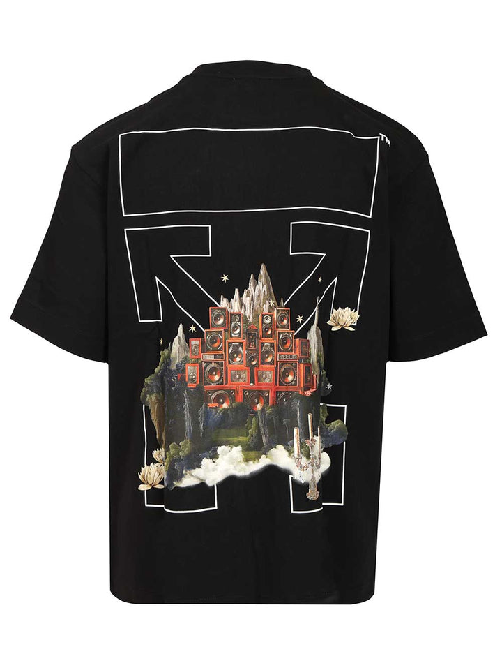 Off-White Landscape Arrow T-Shirt - Nero | 57bc550f022d030e88cd7290b9375d65b9239389
