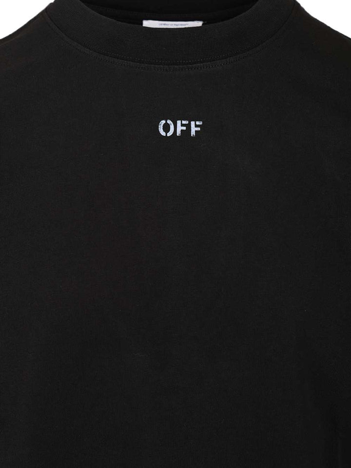 Off-White Stencil Arrow Skate Logo T-Shirt - Nero | b077ec7ed36ef0f121bf751b73dad9bbbdfb9379