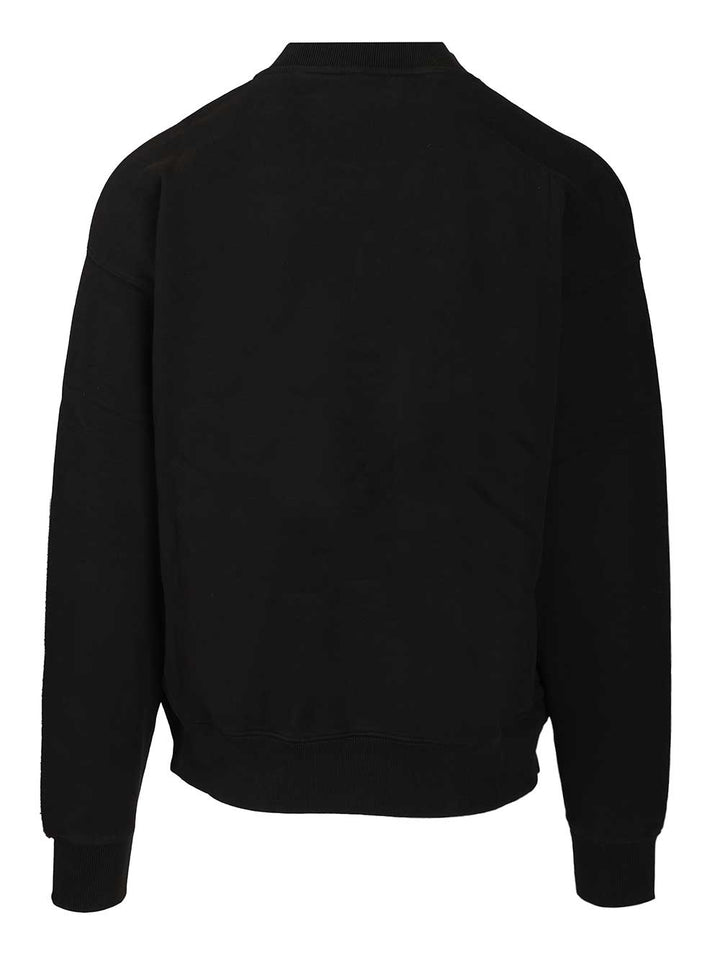 Off-White Cupid Paper Skate Sweater Sweatshirts - Nero | 353bae42557bef0c7be11e0a549f607daf922f35
