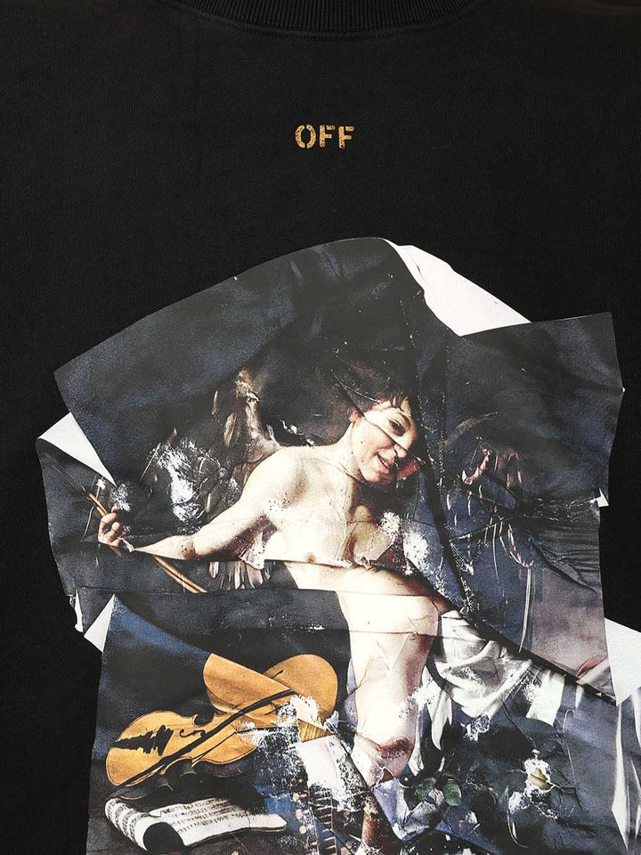 Off-White Cupid Paper Skate Sweater Sweatshirts - Nero | e3efeea8e4a6aa67c2065bde7d152ea56d15f8a5