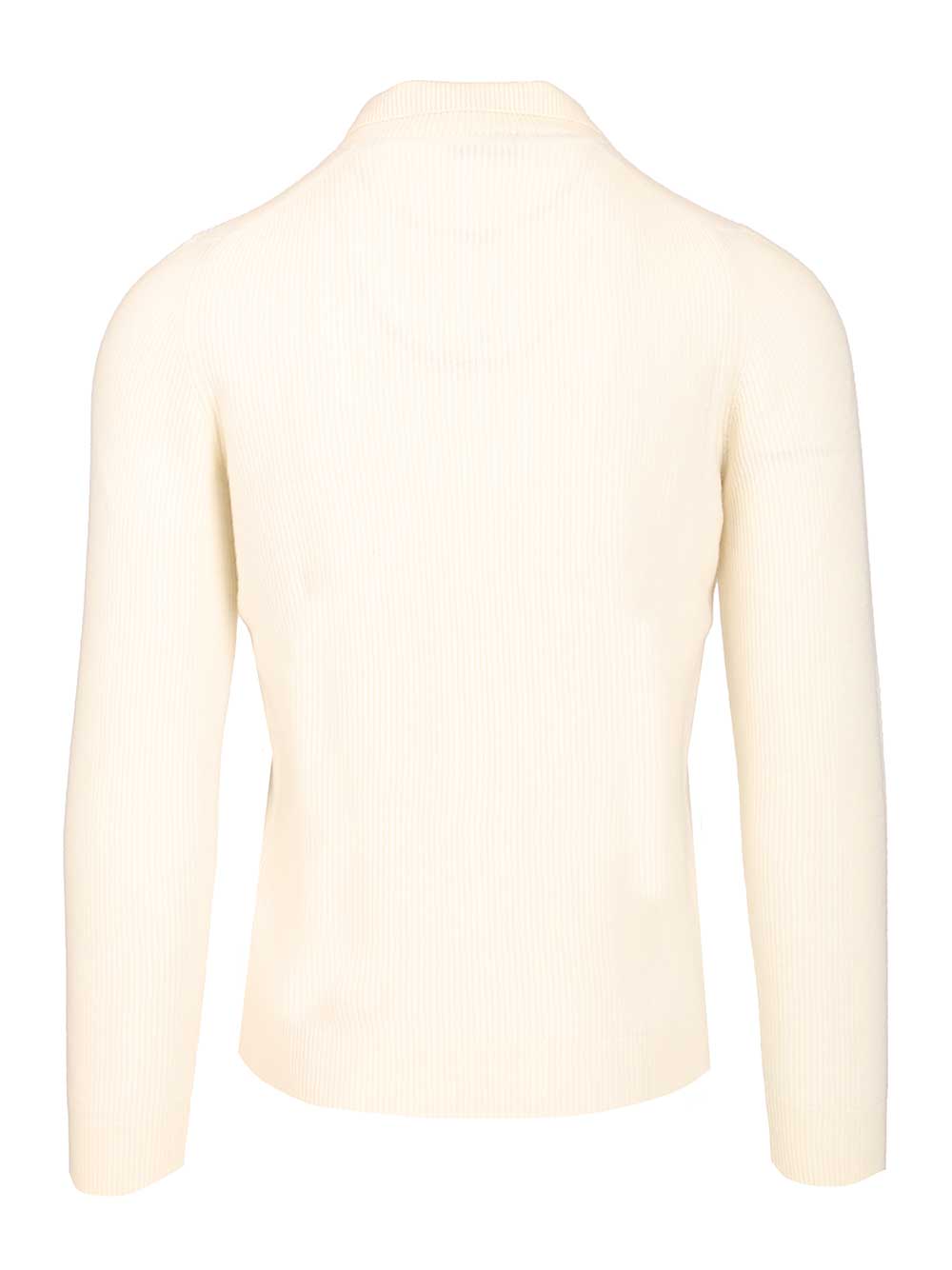 Al Duca D'Aosta Wool And Cashmere Polo Shirt Knitwear - Bianco | 954748824508a9d100c86416a6cf885be6b0d4e1