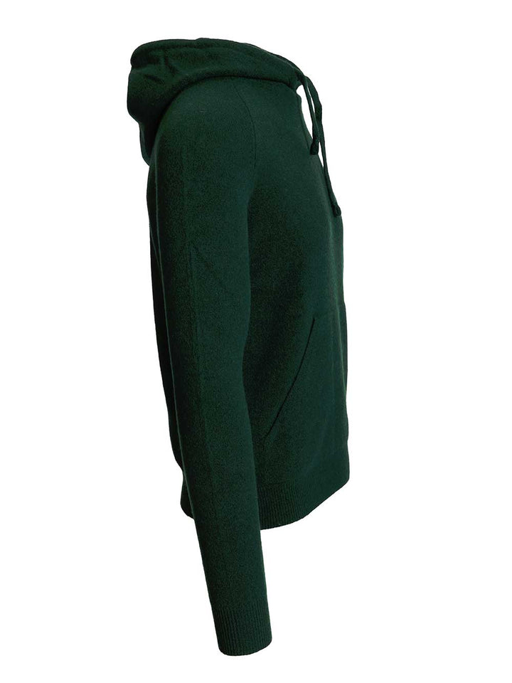 Al Duca D'Aosta Mohair Hooded Sweater Knitwear - Verde | b00ab9a01d96bc07af8b0ebac9795a6b1174f24c