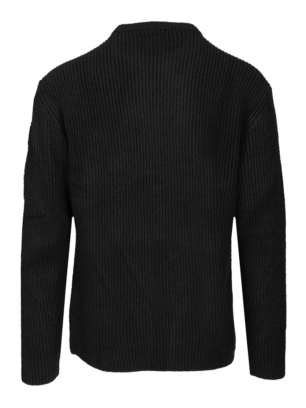 C.P. Company Lente Crewneck Sweater Knitwear - Nero | d37513b0bb02c3d6bdc7b5d3a361e88770599252