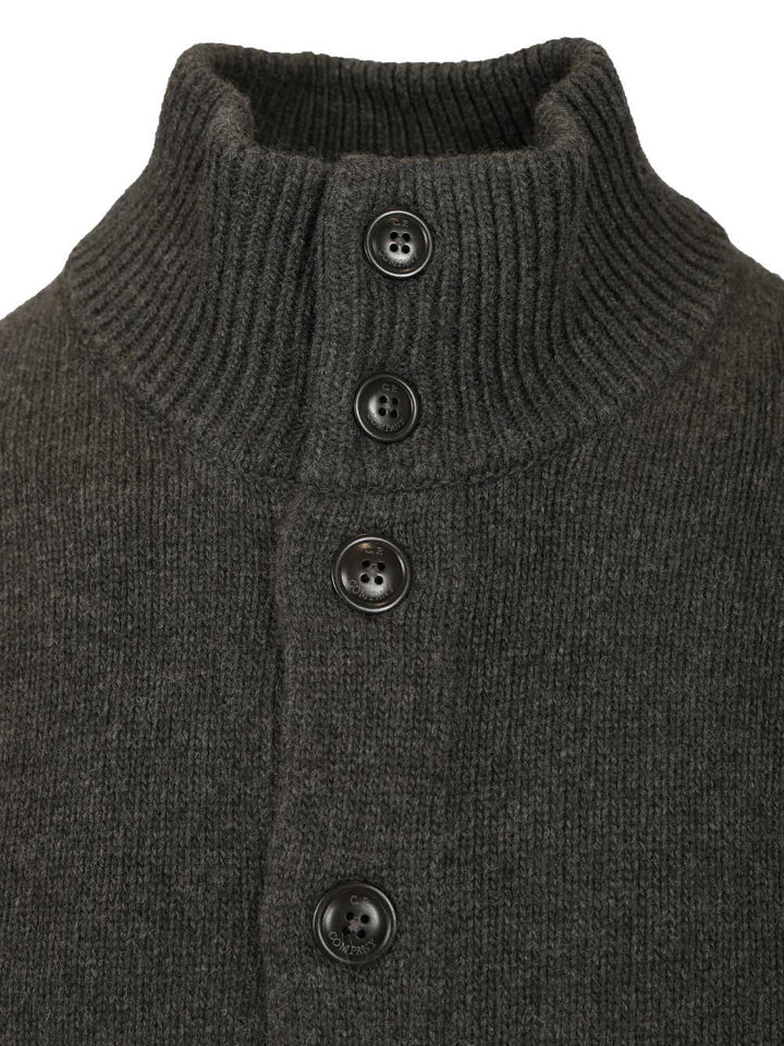 C.P. Company Lambswool Grs Cardigan Knitwear - Grey | a834d72c138e49ccce87e4ede31b4c95efa6e051