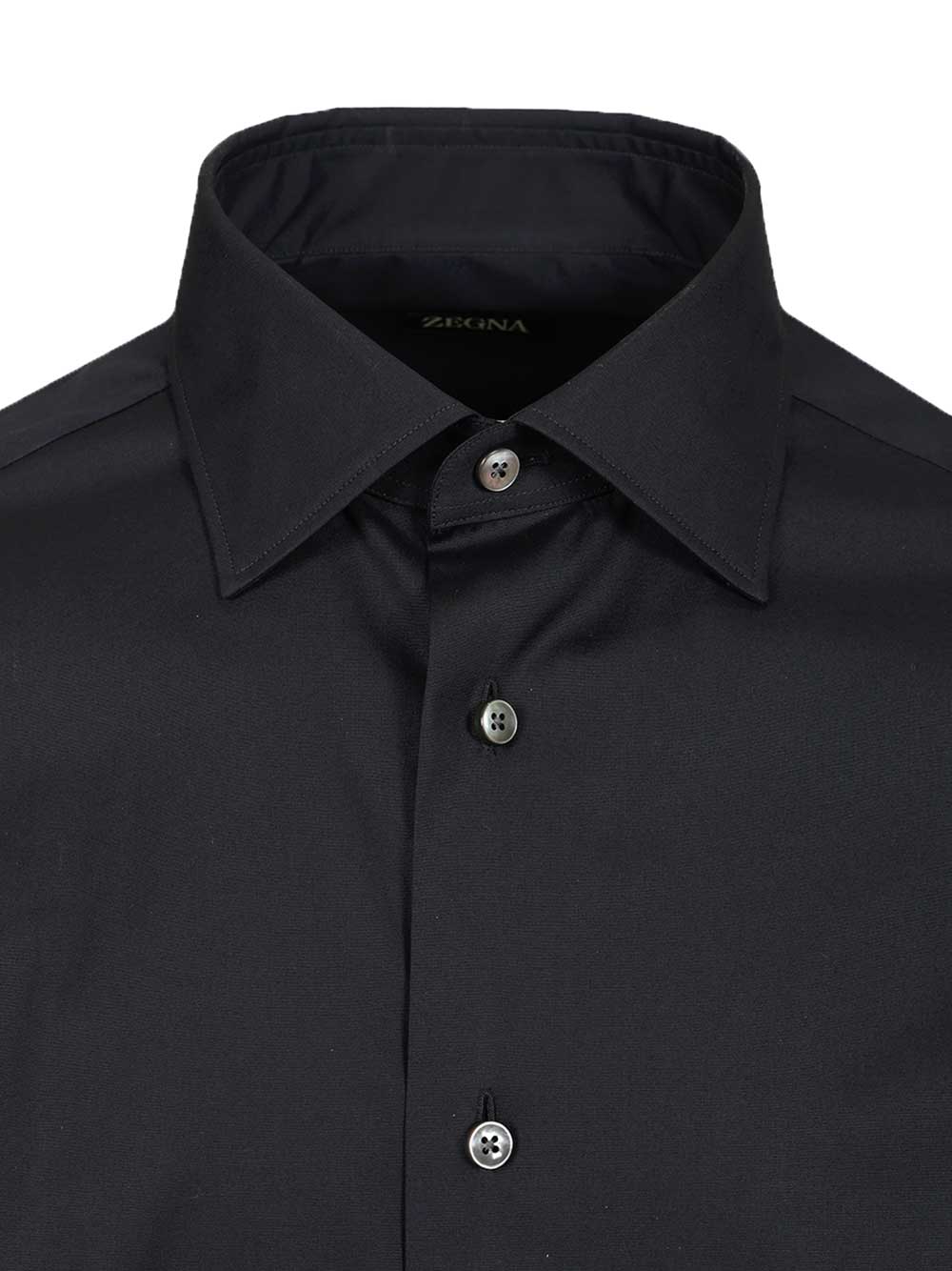 Ermenegildo Zegna Stretch Cotton Shirt Shirts - Blu | f701ea3f409ea7266db291b7e91039cc632bc3f3