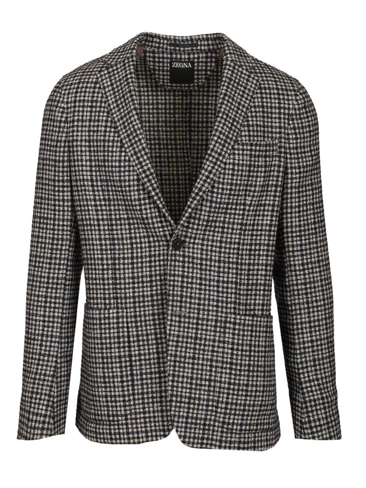 Ermenegildo Zegna Wool And Mulberry Silk Blazer Giacche - Multicolor | 013f4c3e21e648851f76282dac204d12aa83415c