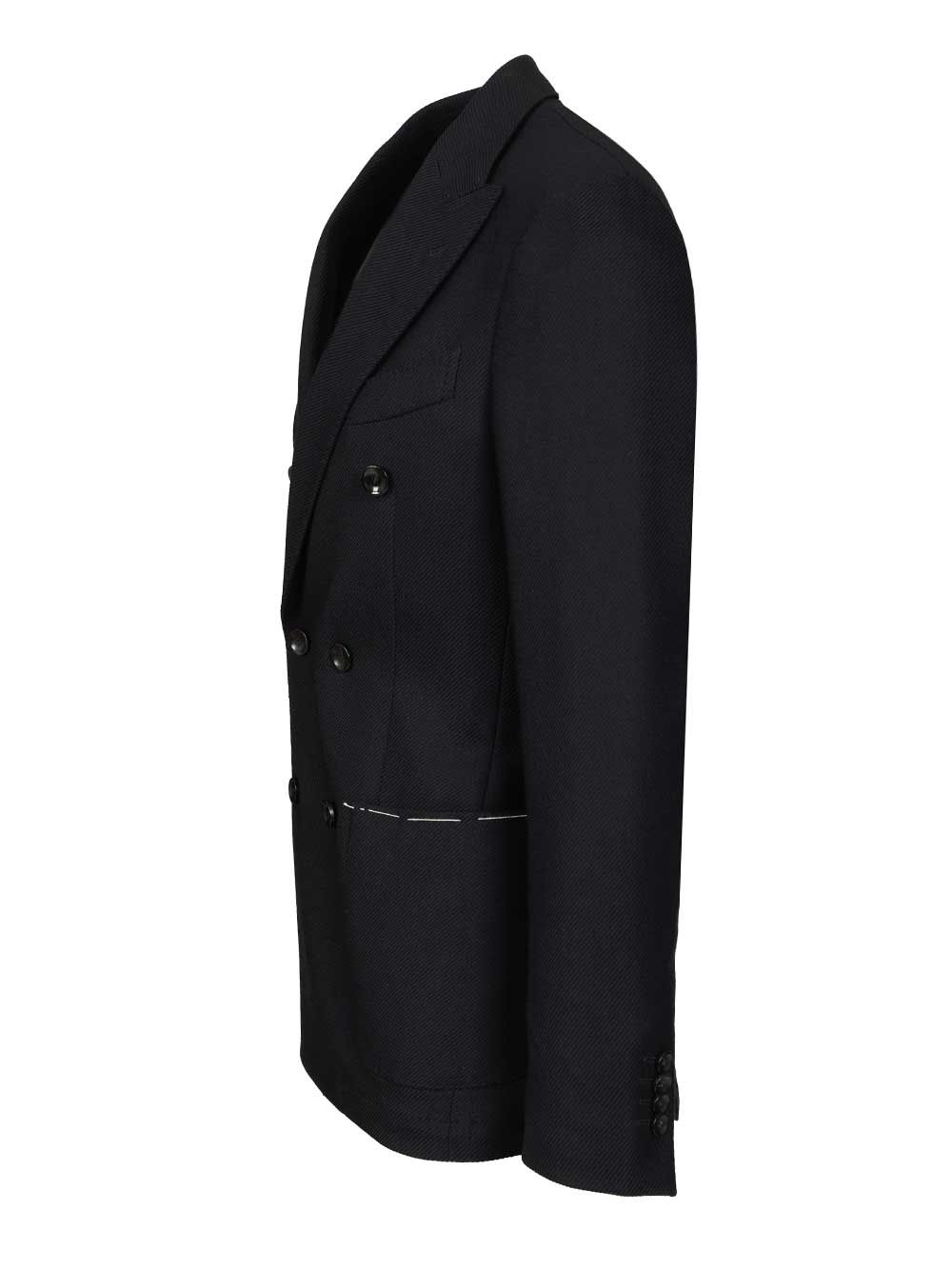 Al Duca D'Aosta Unlined Double-Breasted Blazer Giacche - Blu | 94f3981e9d452bf0d32d8e98f1a6f6d40c583878