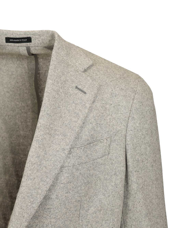 Al Duca D'Aosta Cashmere Blazer Giacche - Grey | 4673a91fe8a46a425257da73b0596a9753007fef