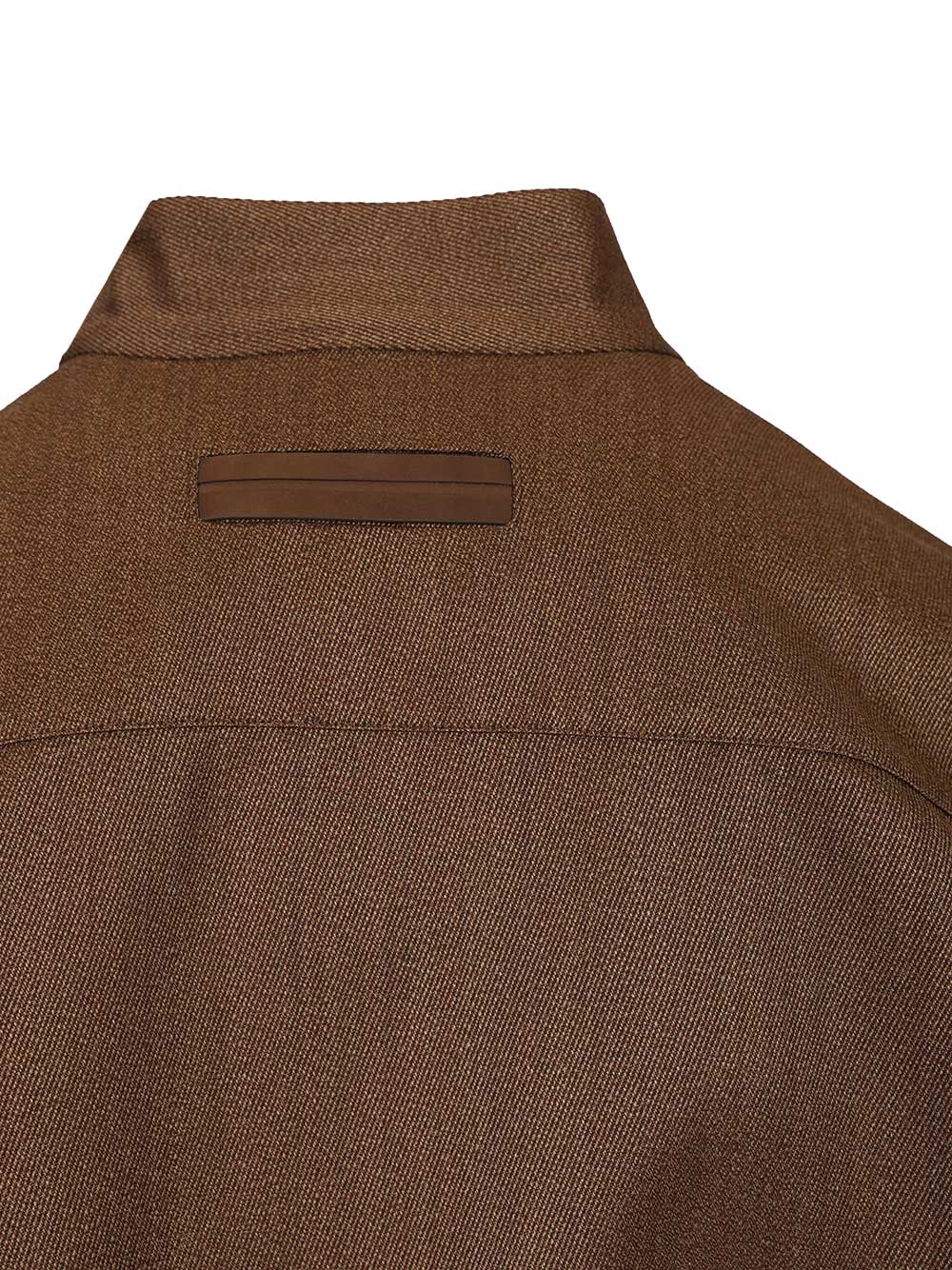 Ermenegildo Zegna Wool Overshirt Giacche - Marrone | f87fa426dad8593d4a98974bb6c911dce182e310