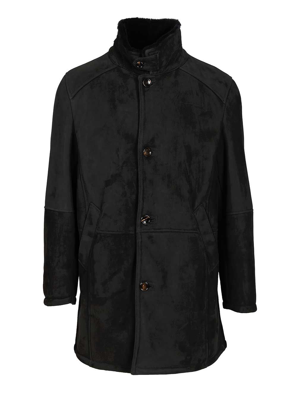 Al Duca D'Aosta Merinillo Shearling Coat Coats - Blu | 3d3439f4a4cd1ffce5459beb3cf92c2ead422e28