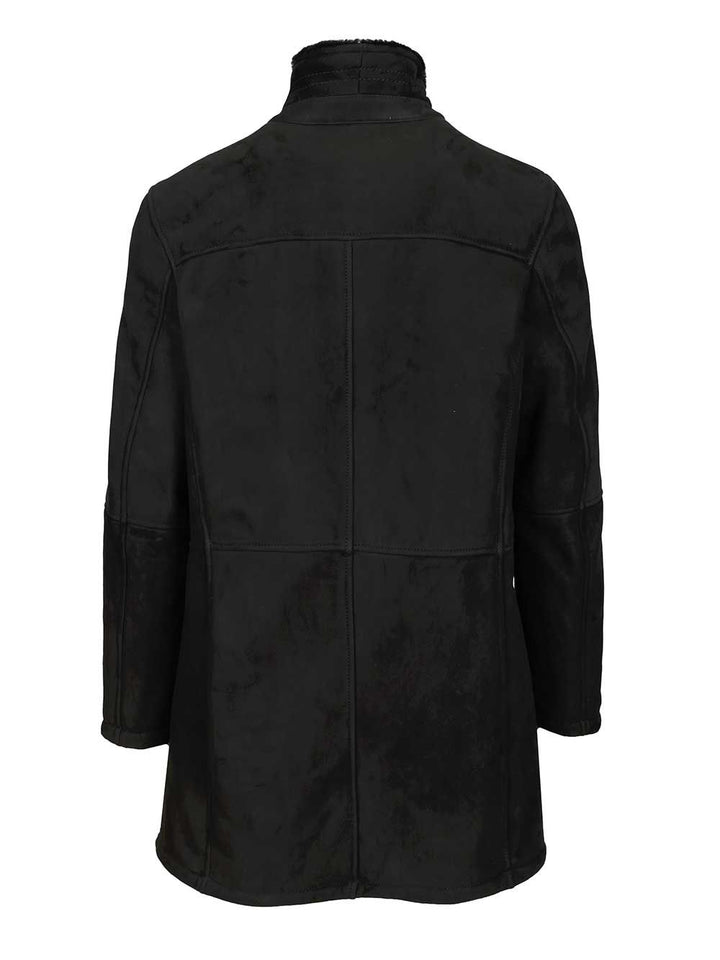 Al Duca D'Aosta Merinillo Shearling Coat Coats - Blu | 5e283047539324a827f93332c1e13d37987b8b4e