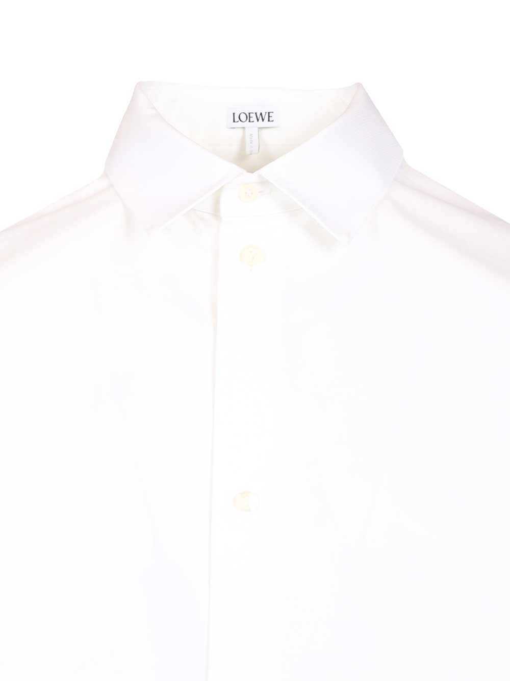 Loewe Anagram Shirt Shirts - Bianco | b74d89286e4b3cda55982ad734f03144965418f6