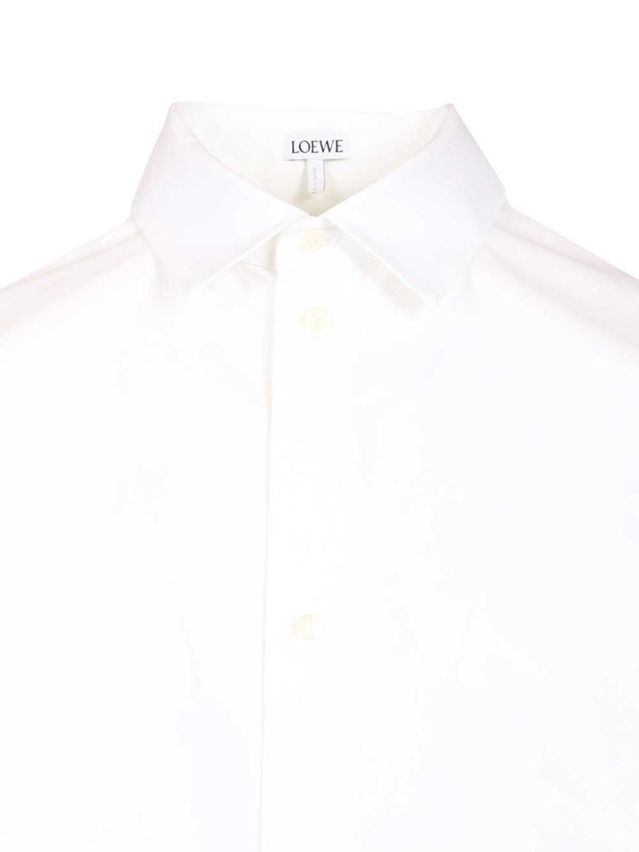 Loewe Anagram Shirt Shirts - Bianco | b74d89286e4b3cda55982ad734f03144965418f6