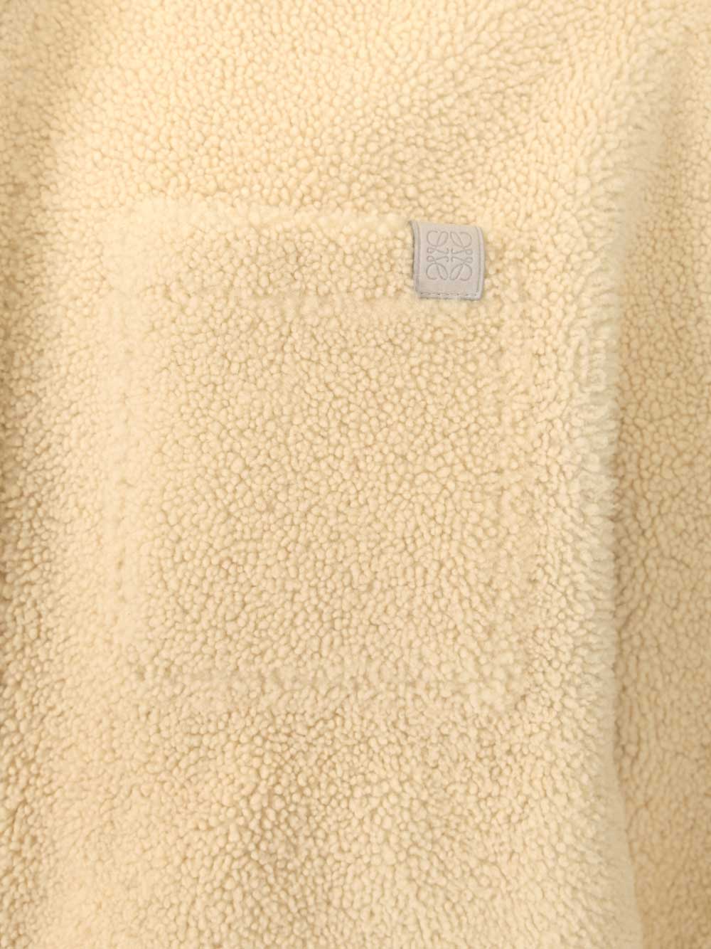 Loewe Shearling Overshirt Shirts - Bianco | fc36f9c74123a0f67b05e85836c5d713984637d7