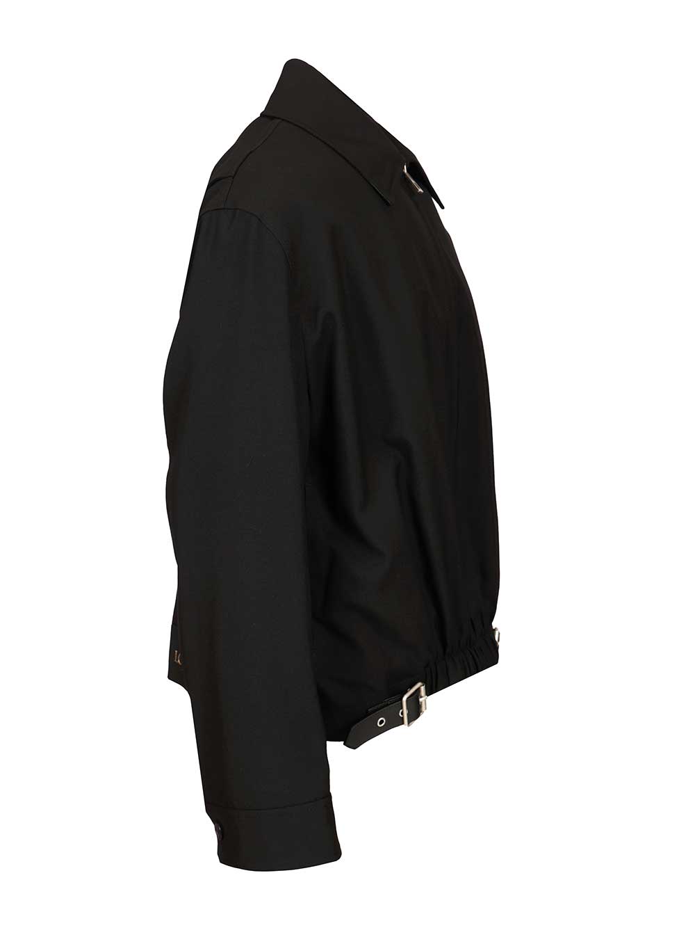 Loewe Wool Jacket With Belt Giacche - Nero | 230f30278b4729f73c3b7951860006260407119c