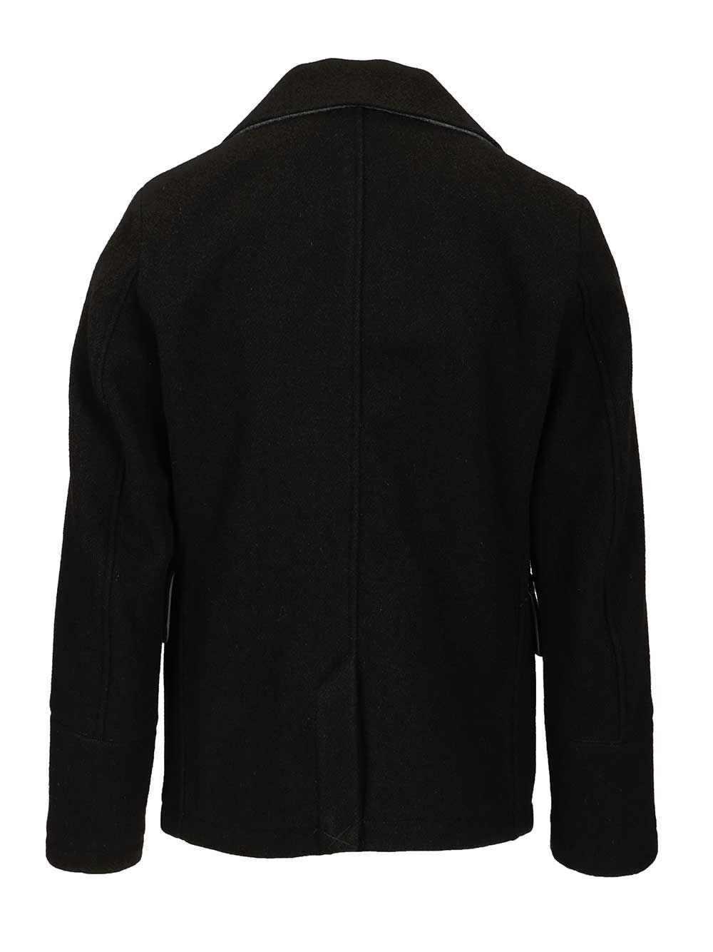 C.P. Company Pea Coats - Nero | fa8b0aeabeefa9f3e1472fe838e2b205e6456d58