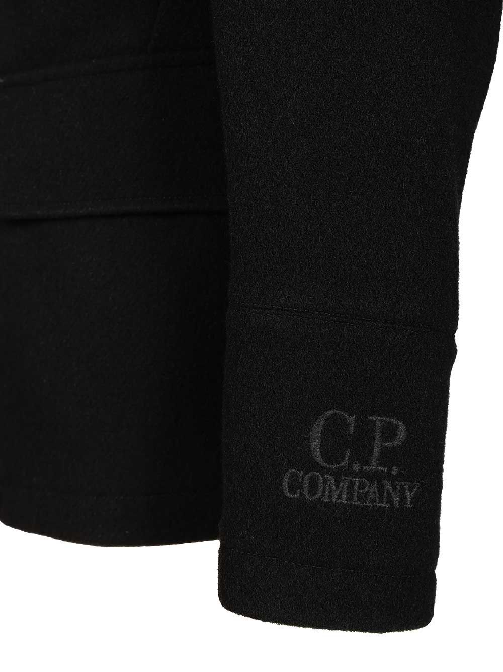 C.P. Company Pea Coats - Nero | 4a703b9d30768665f34a62a44016d5fabc9bfc1a