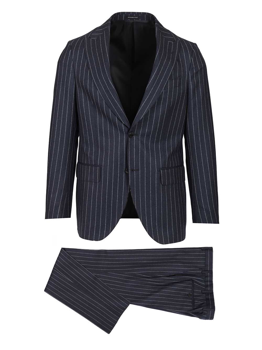 Al Duca D'Aosta Pinstripe Suit Abiti - Blu | 7910174012aee1f372f9e76a36cff3f850ab05b8