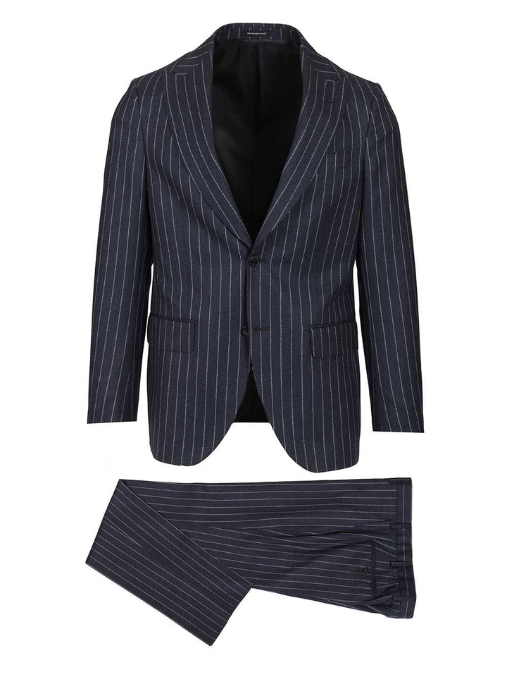 Al Duca D'Aosta Pinstripe Suit Abiti - Blu | 7910174012aee1f372f9e76a36cff3f850ab05b8