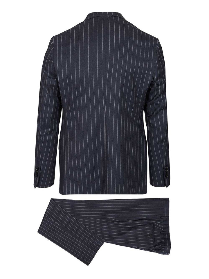 Al Duca D'Aosta Pinstripe Suit Abiti - Blu | ff32b9a71ec1009a338de2f5aeaa1c8a2d2260b1