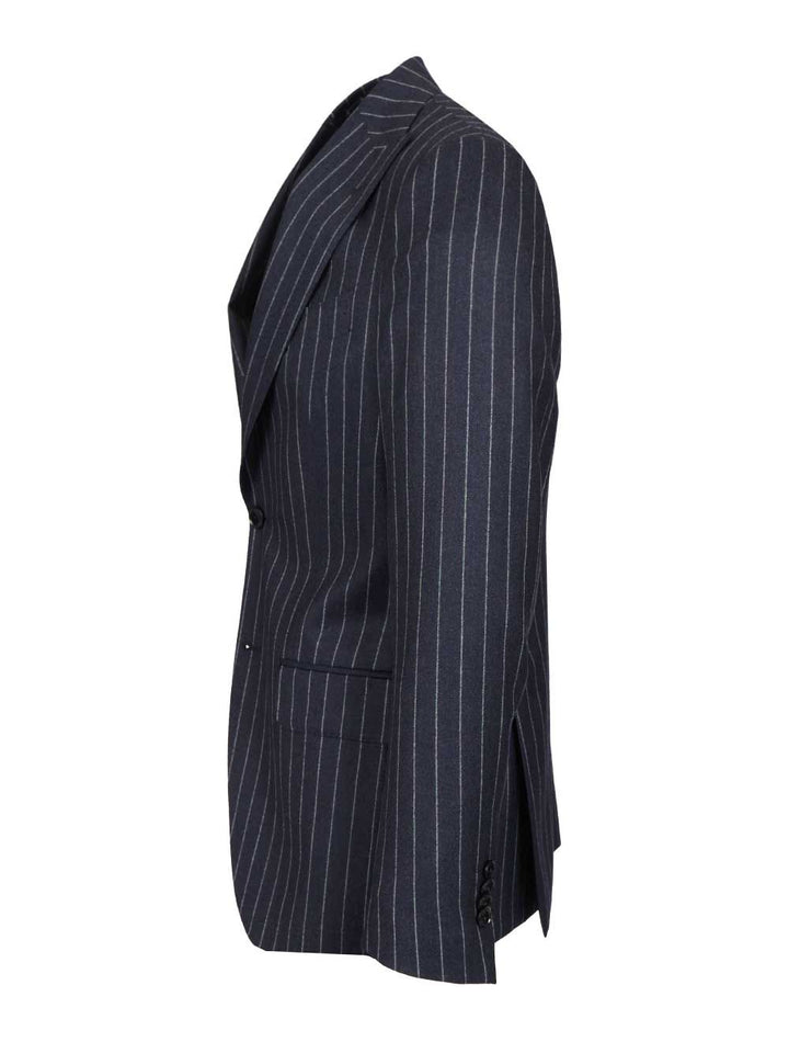 Al Duca D'Aosta Pinstripe Suit Abiti - Blu | 35eecbba89ebf5c7f704cedaf871ea5374dc034f