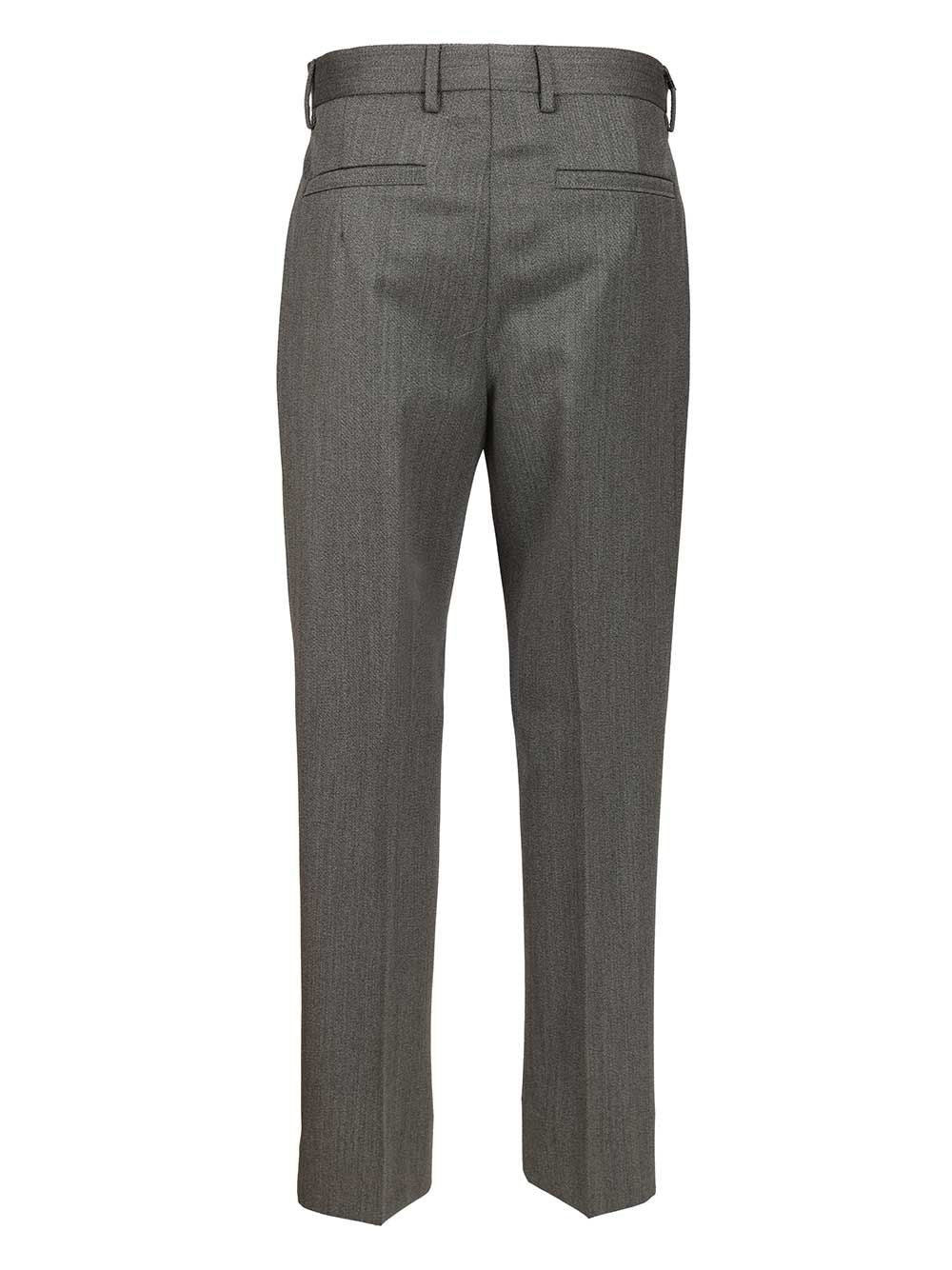 Ermenegildo Zegna Wool Trousers - Grey | a0e7457e8d271c9cf59cb94e8ccb4fa13d60d409