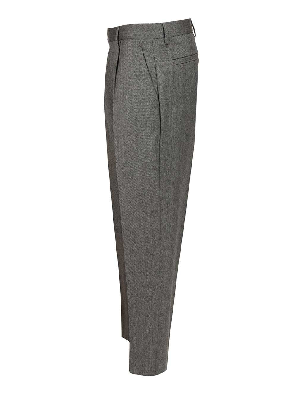 Ermenegildo Zegna Wool Trousers - Grey | ee45c775c8b11cd12ef61dfa9dbfe300eda13964