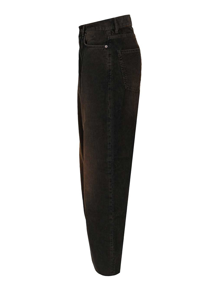 Acne Studios Corduroy Trousers Shirts - Nero | 624739923e3939258bdbd3bb0096d73f80c4fc7e
