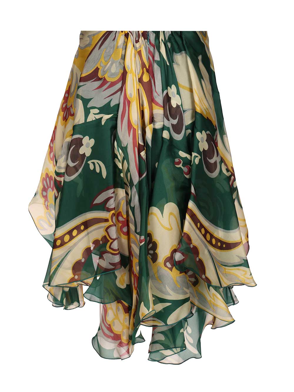 Etro Asymmetrical Midi Skirt Gonne - Bianco | df5bb243fce3fe3add6d5cdca042ce73dfe2c9b7