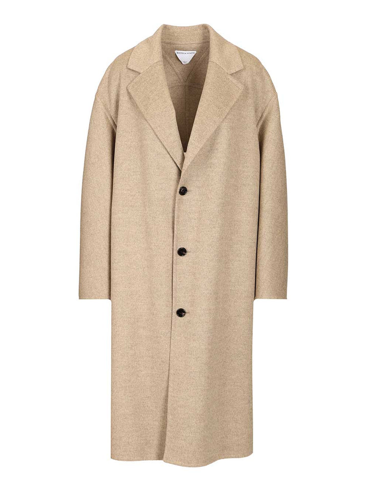 Bottega Veneta Wool And Cashmere Coat Coats - Beige | feb0ee01bba65b2f44a6885c952d12d92cbacf65