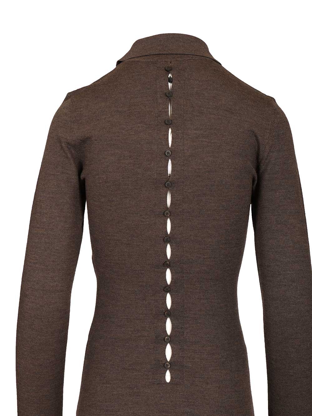 Jacquemus Merino Polo Dress Abiti - Marrone | e2c650e286d0431b50eb6b46de050c4ebbdc0671