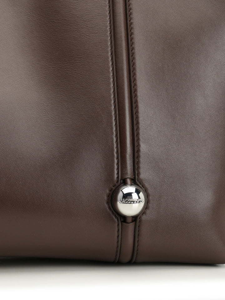 Jacquemus Le Marino Bag Shoulder Bags - Marrone | f9a460c3eadcf152c3348a181a8cb176fa43bcbf