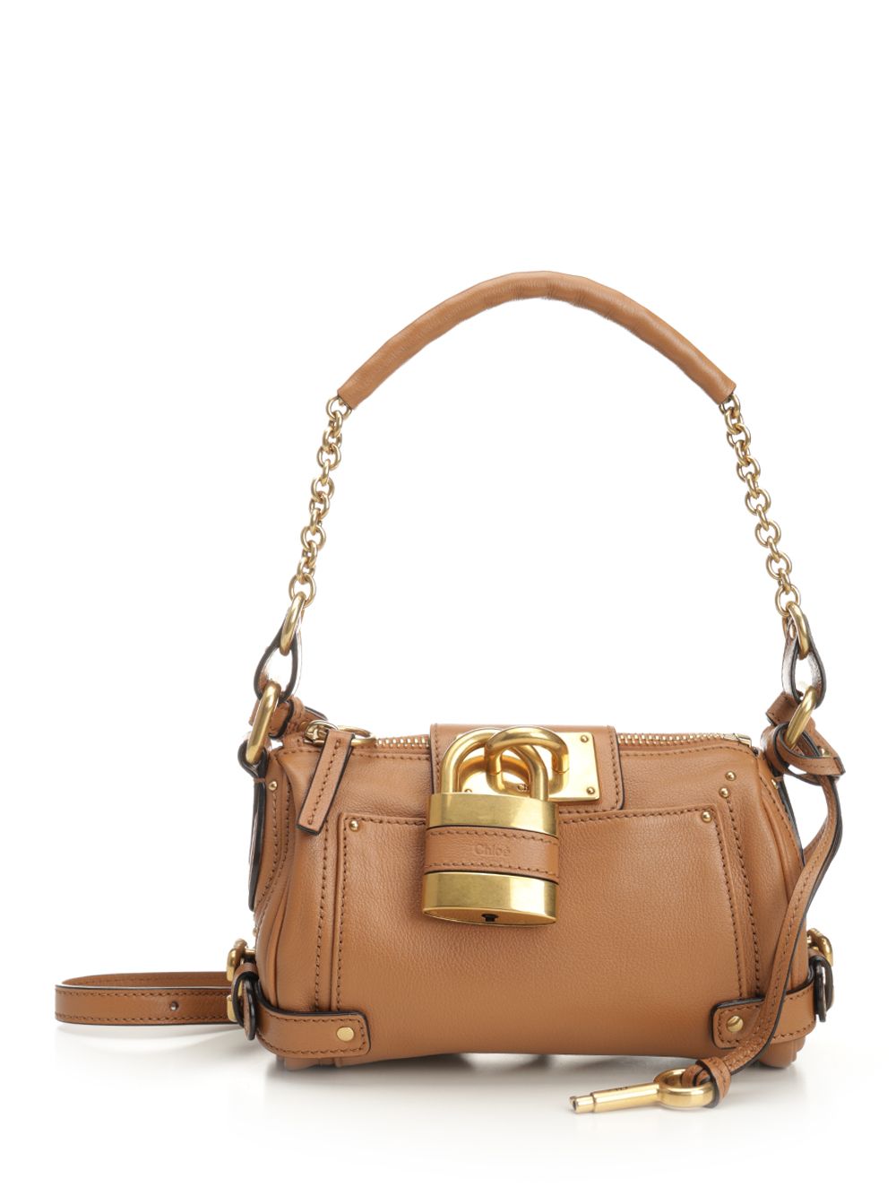 Chloe' Small Paddington Chain Bag Shoulder Bags - Marrone | 3c7caebc2ff881e61ab1ec20399c2c457d185912